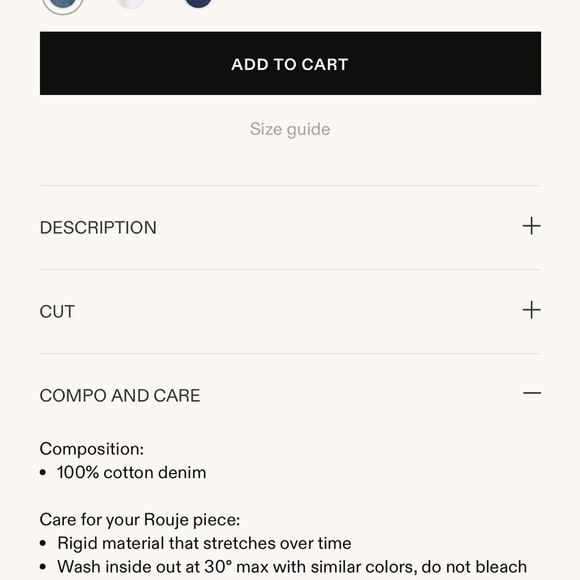 Rouje Belleville Size 33 Jeans - Picture 8 of 14